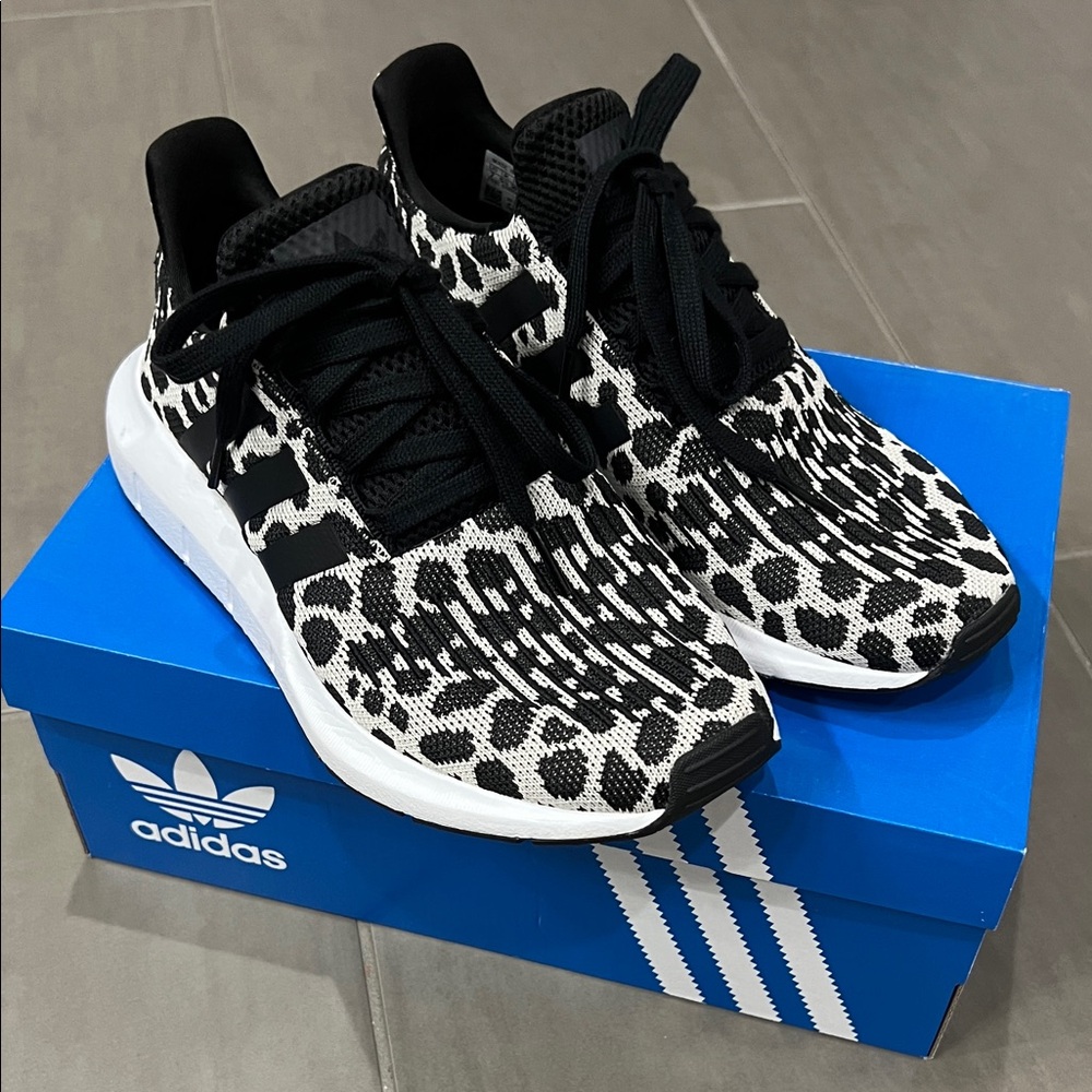 Adidas Monochrome Animal Print Sneakers